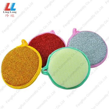 magic sponge cleaning cloth pad in dishwashing