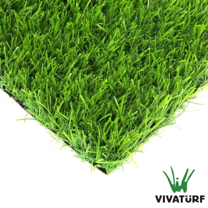 Viva turf BASF glue backing 35mm Middle East Green Synthetic Artificial Grass for Garden
