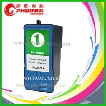 Ink Cartridge Remanufactured for Lexmark # 1 / 18C0781A