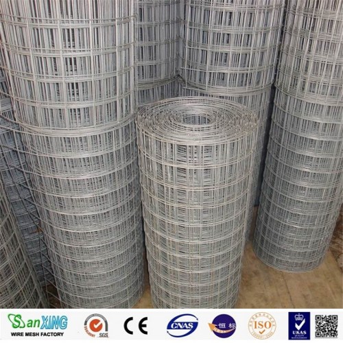 Zinc coated welded mesh roll