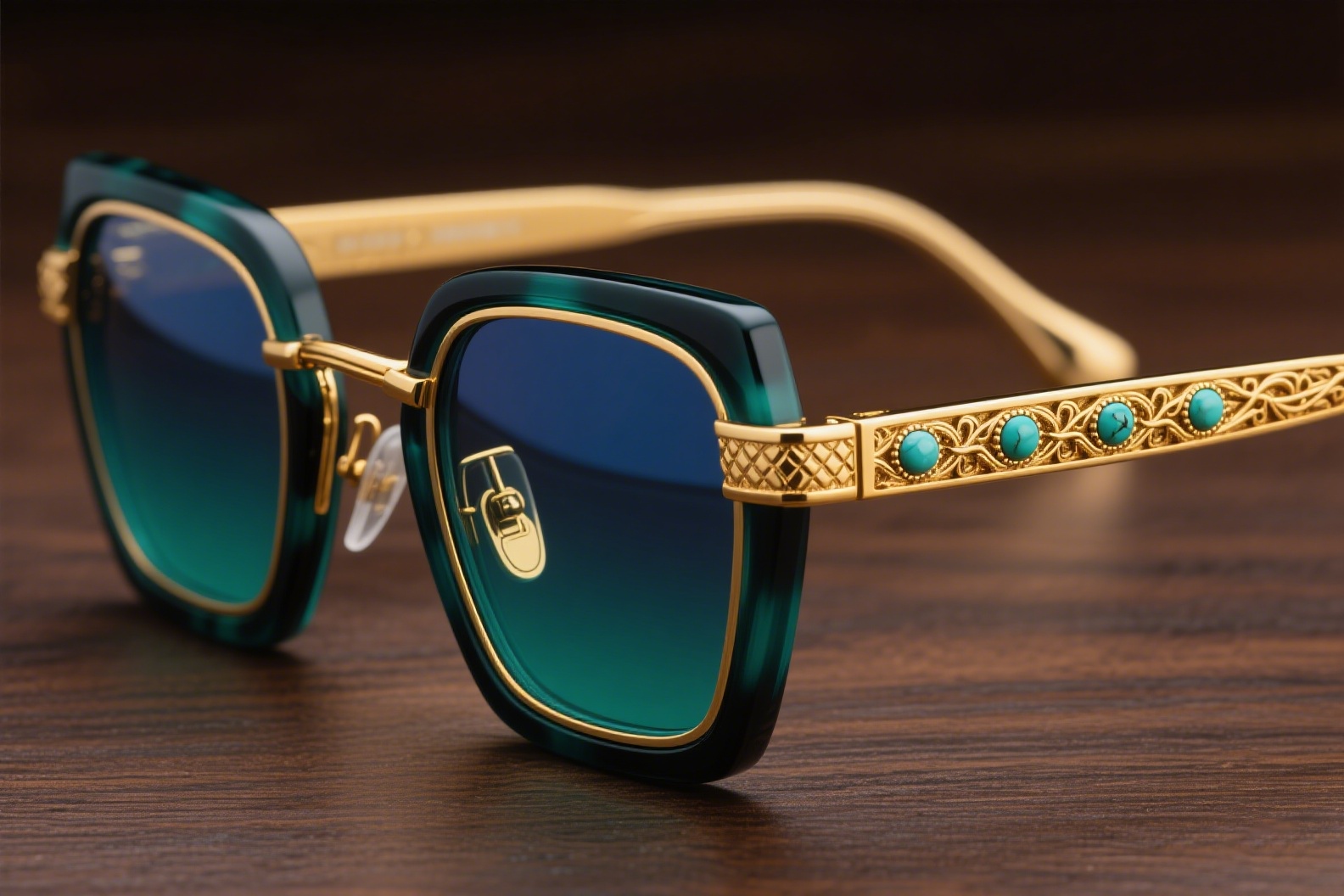 Turquoise glasses(1)