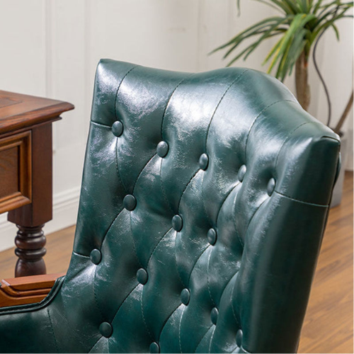 Classic Vintage Wood Backrest Study Chair