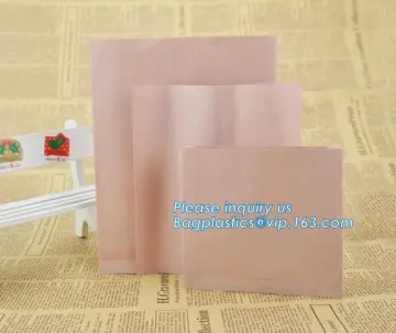 Kraft Paper Bags food grade small take away fast food paper bag, kraft paper take away package fast food paper bag
