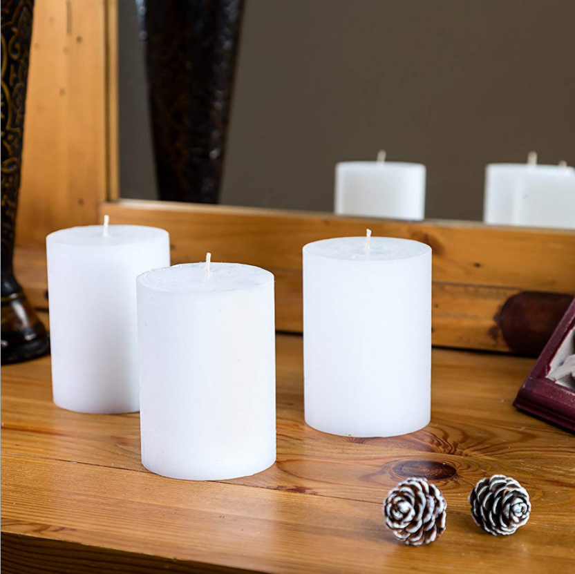 unscented candles