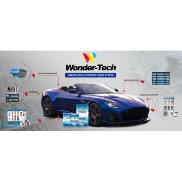 InnoColor 1K tinta translúcida laranja vermelha para carros