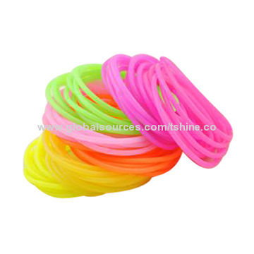 Hot Sell DIY Loom Rubber Bands in Silicone