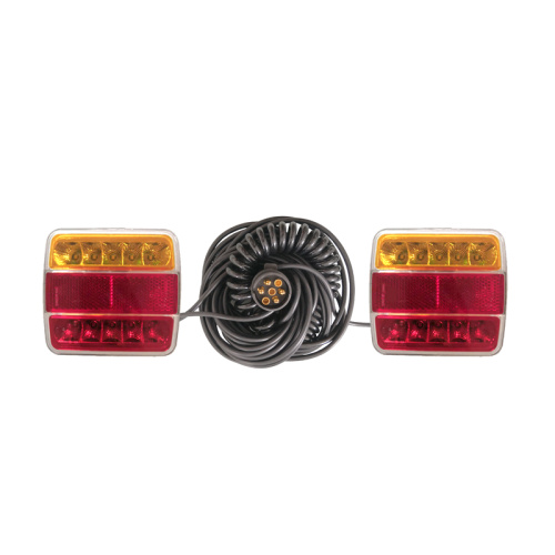 E-Approval led trailer lamp kit with spring coil