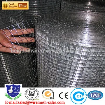 galvanized welded wire mesh/Square wire mesh