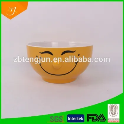ceramic bowl,colored ceramic bowl,nose bowl