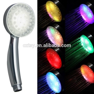 Temperature control shower head led color changing shower head led hand shower