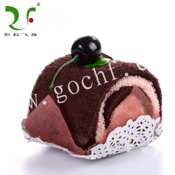 China wholesale custom gift cake towel