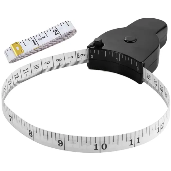 Wholesale White Black Custom Logo Waist Tape Measurement