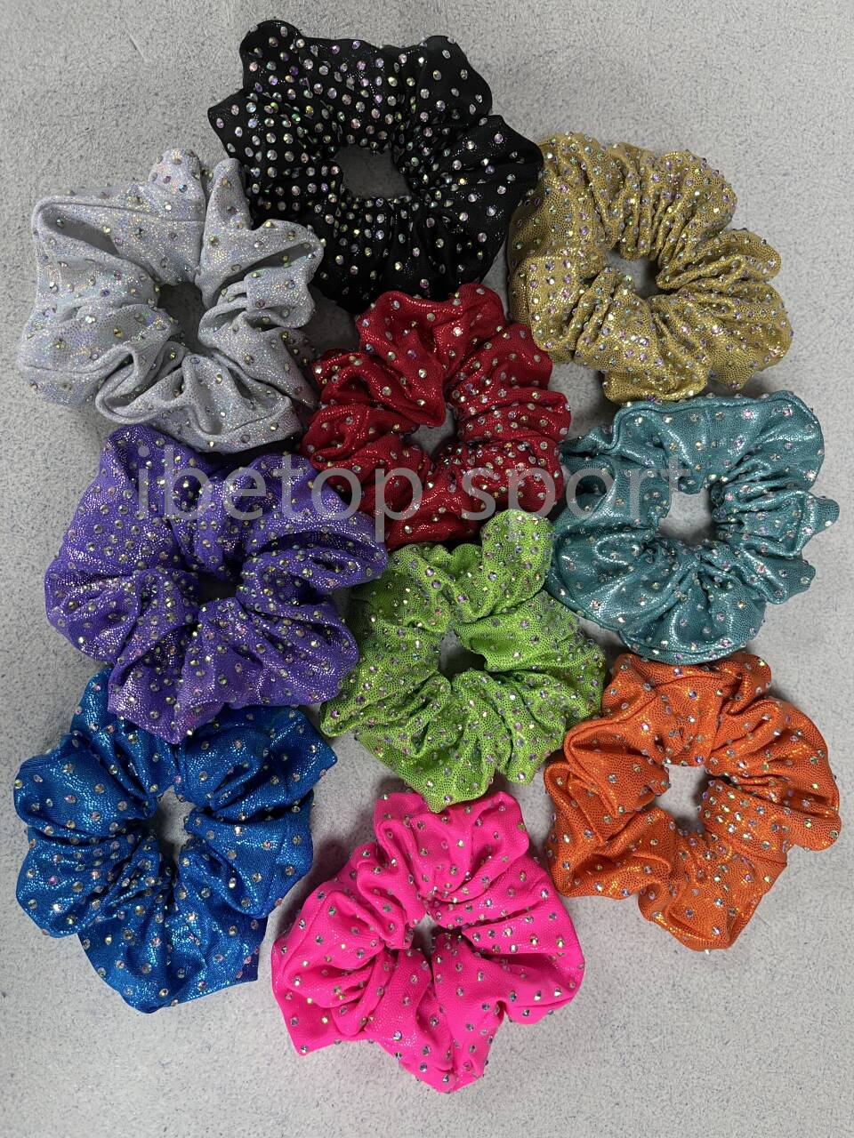 Rhinestones Glitter Cheer Bows
