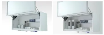 Hospital cabinet for for dentistry