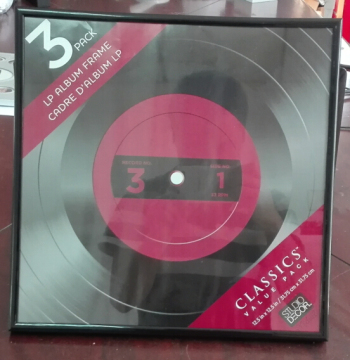 PS/Black metal photo frame for record album