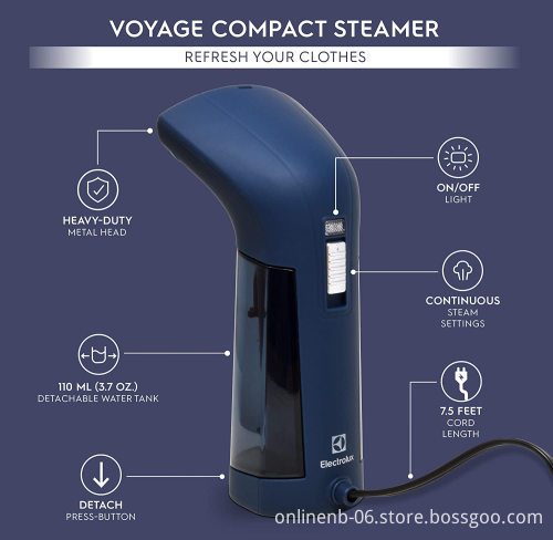 2021 New Popular Portable Foldable Handheld Clothes Steamer for Easy Ironing