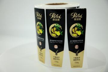 Custom Plastic Bottle Logo Label Sticker Print
