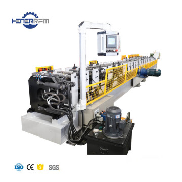 HENER Factory Full Automatic Downspout Water Gutter Pipe Roll Forming Machine