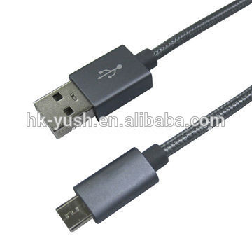 Aluminum Case Micro USB Cable,Works for All Micro USB Compatible Devices,Data Sync and Power Charge