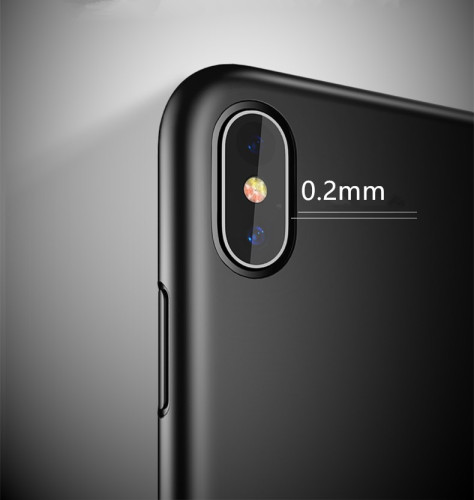 silicone phone case black color for iPhone X