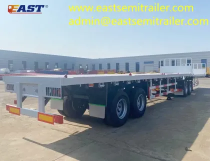 EAST Super Tandem Link Flatbed Trailer