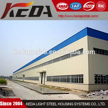 Long Span Industrial Design Prefabricated Warehouse Steel Structure