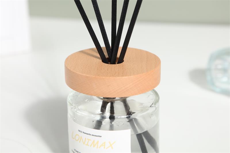 Lonimax 150 ml Transparent Bottle Reed Diffuser 