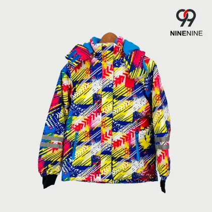 Kids` Bold Graffiti Arrow Ski Jacket