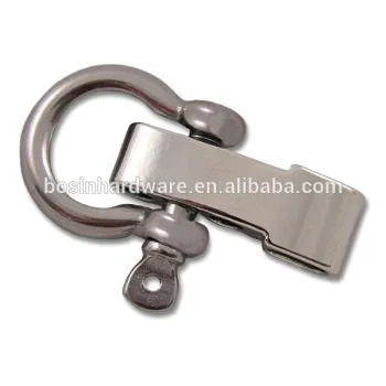 Fashion High Quality Metal Stainless Steel Adjustable Bow Shackle