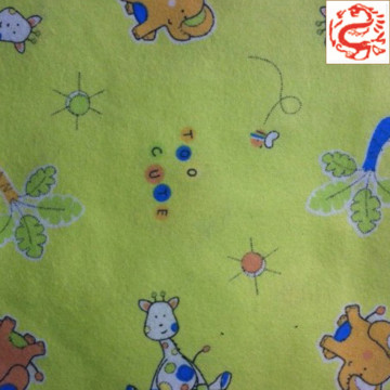 New fashion animal design 100% cotton snuggle flannel fabric