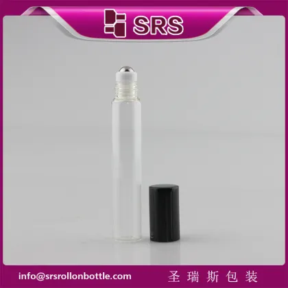 100% no leakage 8ml glass roller bottle,mini perfume glass rollon bottle