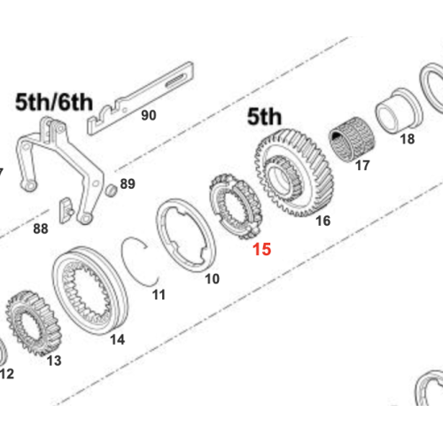 Synchronizer Cone for Mercedes-Benz 945 262 4034