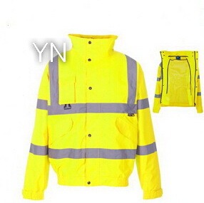Yellow Mesh Reflective Jacket for Work