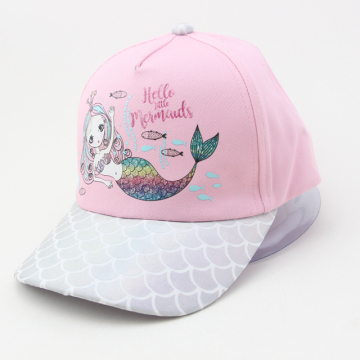 Casquette Unisexe Rouge 6 Panneaux Enfant