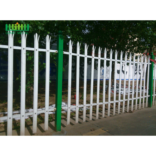 Powder Coated Steel Palisade Fence para la venta
