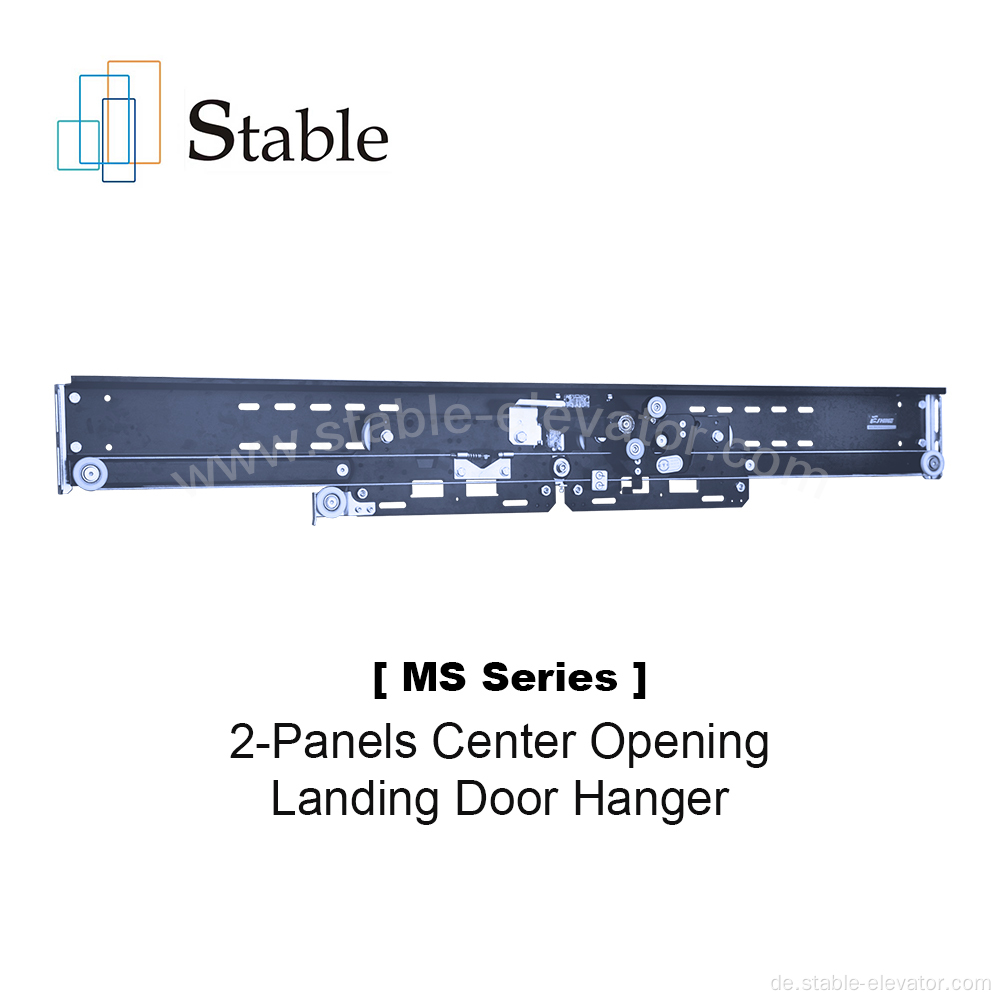 2-Panels-Mitte Öffnungsaufzugslandentürstange