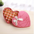 Pink blue heart shape chocolate gift box