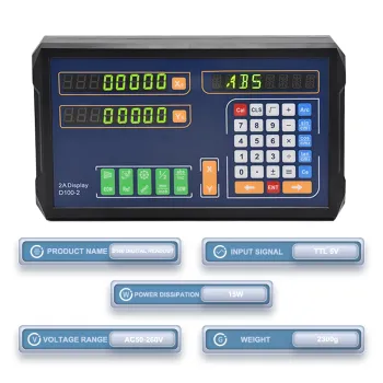 Ditron High Precision LED 2/3 Axis DRO for Milling, Lathe, and EDM Machines