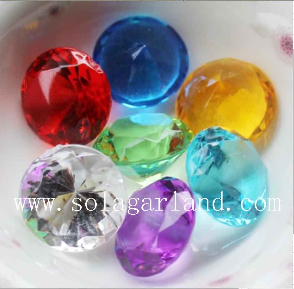 Acrylic Crystal Diamond Gems