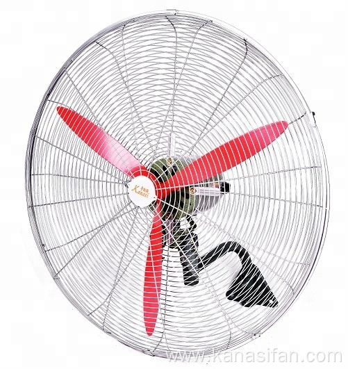 Metal Industrial electric Wall Mounted Blade Fan