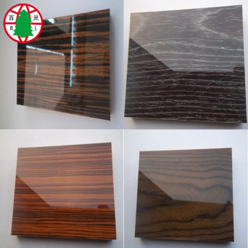 Ván MDF UV melamine bằng gỗ có độ bóng cao