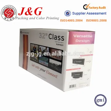 Recycle electronic corrugated paper packaging box for home appliance