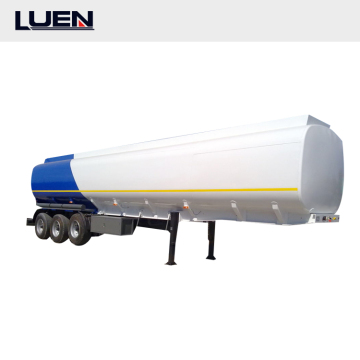 China 3 Axle Aluminum Fuel Oil Trailer Tanker Truck
