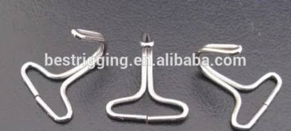 Double Steel flat J U S Shape Hanging Hooks