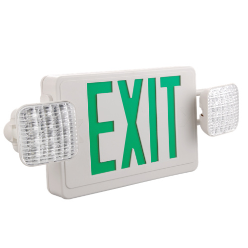 ABS Emergency Light with Exit Sign Combo