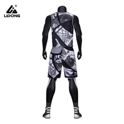 Men`s Basketball Uniform Team Shirt and Shorts Set