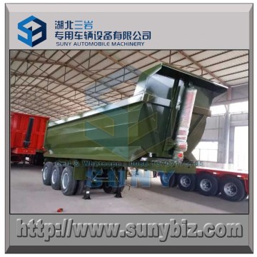 U shape dump semi trailer 2 axle & 3 axle for hot sale, customize other capacity dumper trailer