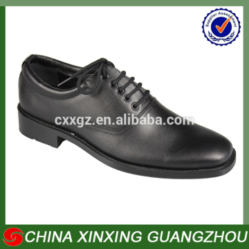 CHINA XINXING Hot Selling Customized Black Leather Military Army Officer Shoes For Men