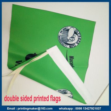 Double Sided Polyester Fabric Flag Printing