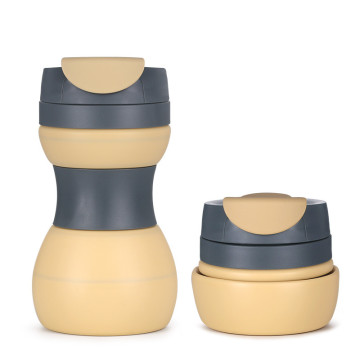 Silicone Collapsible Travel Coffee Mug Water Bottle